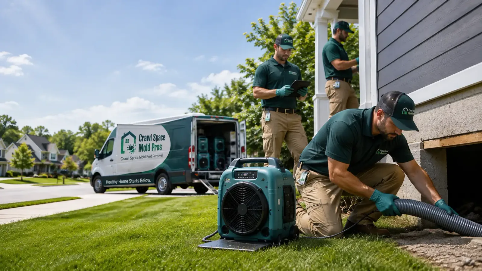 Crawl Space Mold Removal in Tamworth, NH